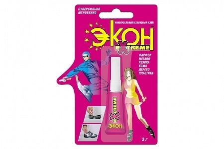 Клей-гель ЭКОН ЭКСТРИМ секундный 3г 2181099