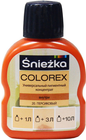 Колорекс 0,1л № 20 персиковый, РП